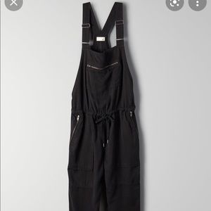Aritzia Wilfred Free Black Valletta Overalls M